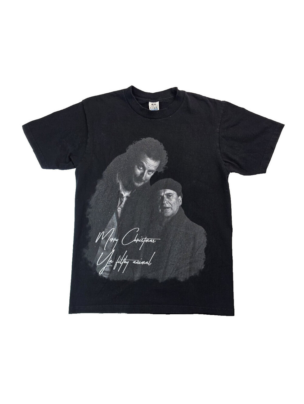 Home Alone Vintage Harry Marve Movie Promo Black T Shirt Mens Size Medium M